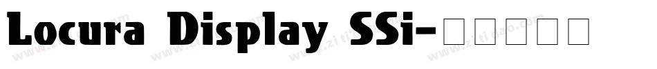 Locura Display SSi字体转换
